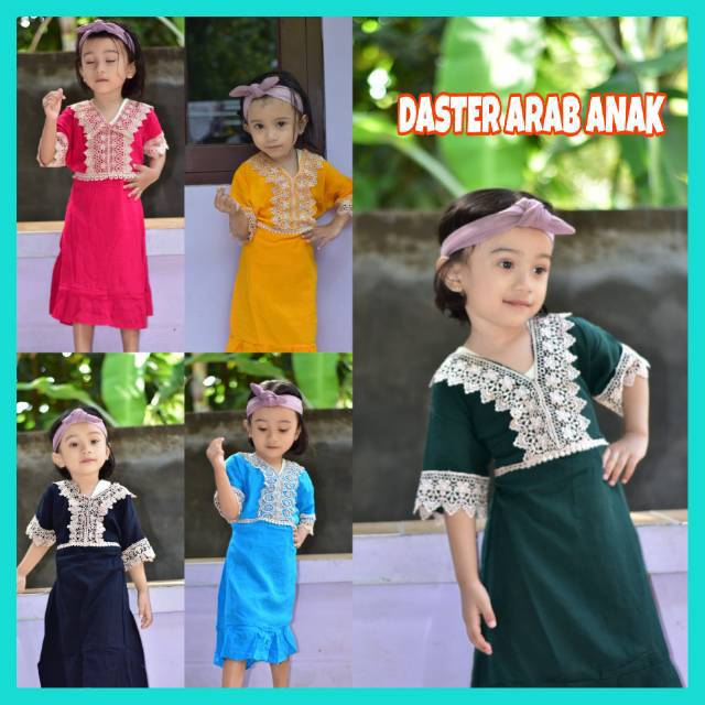 Daster Arab Anak (2-3 Tahun)