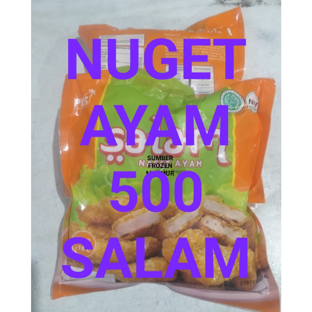 

nugget ayam 500 salam sumber frozen makmur