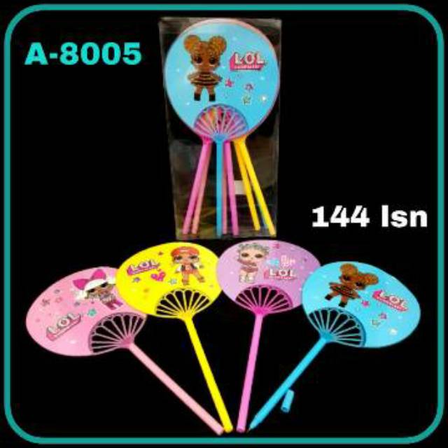 

Pen gel kipas karakter LOL isi 12 pcs