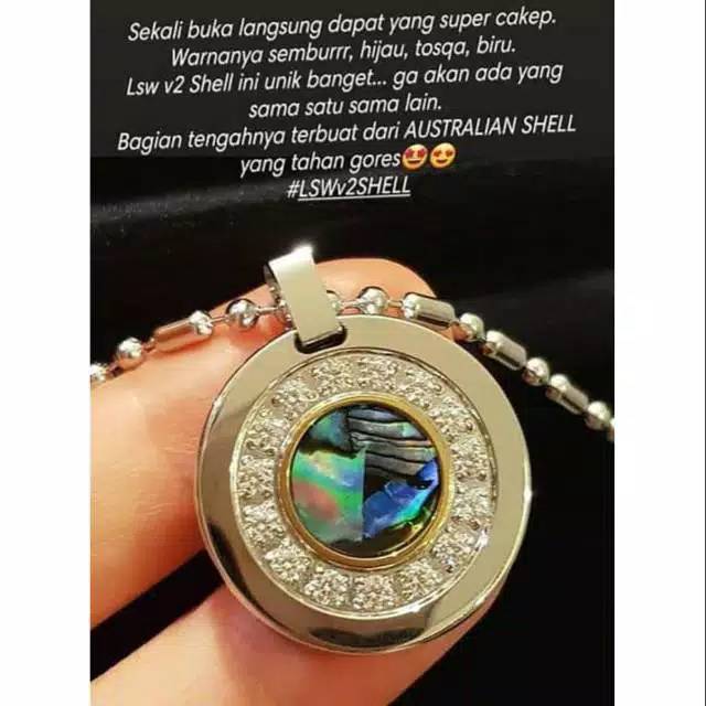 New Pendant MCI LSW 2 Shell asli original 100% kalung kesehatan dan Anti Radiasi
