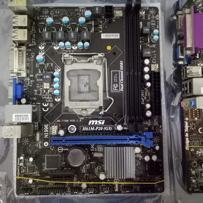 Motherboard Mobo Intel H61 LGA 1155 Onboard MSI | Shopee