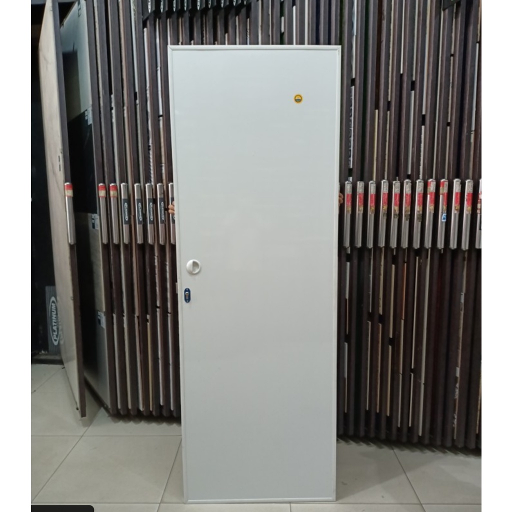 PINTU PVC SLIDING KOMPLIT KUNCI DAN REL UKURAN BISA CUSTOM