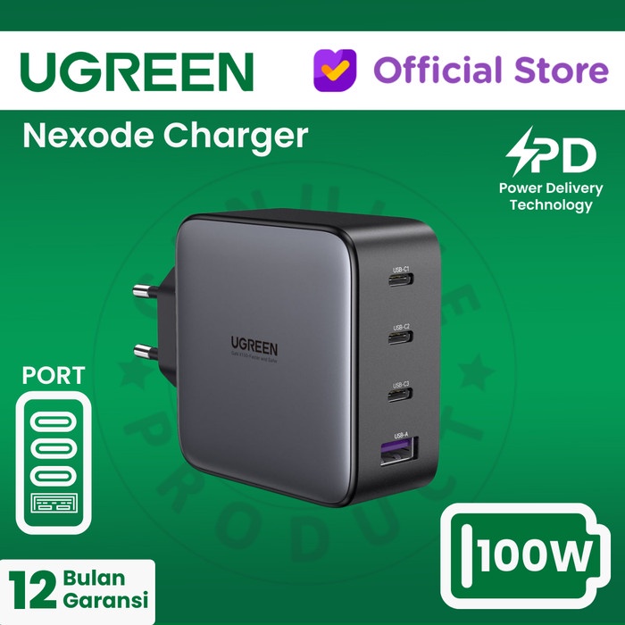 UGREEN GaN Charger 100W (4Ports) - CD226