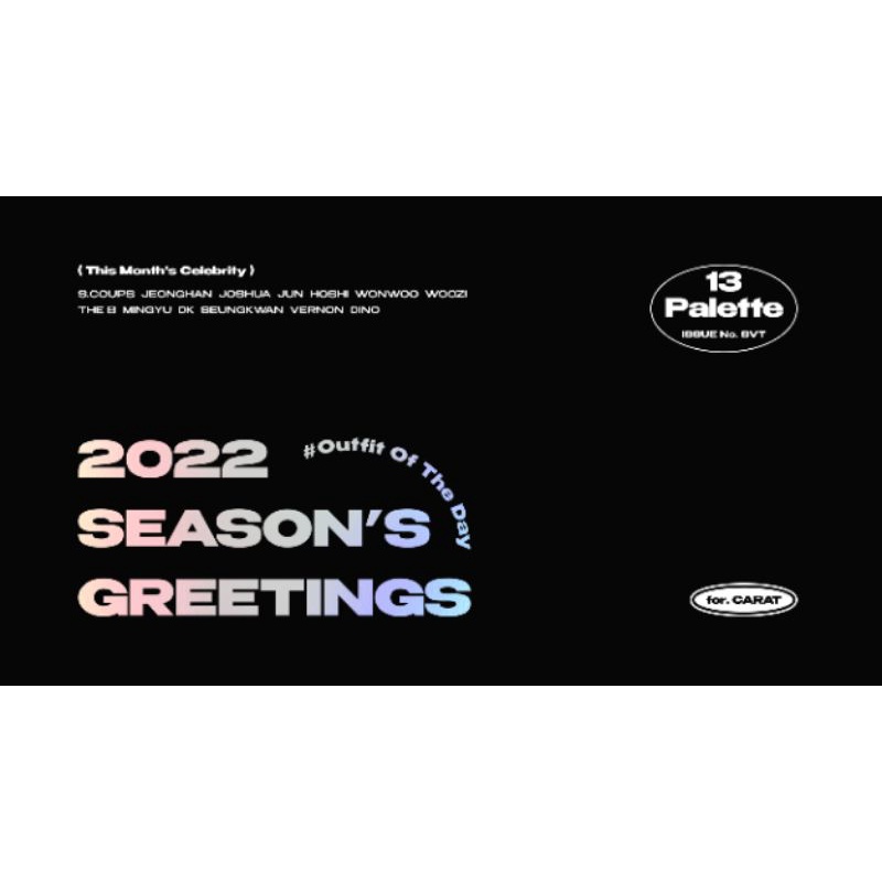 SEVENTEEN SEASON GREETING 2022