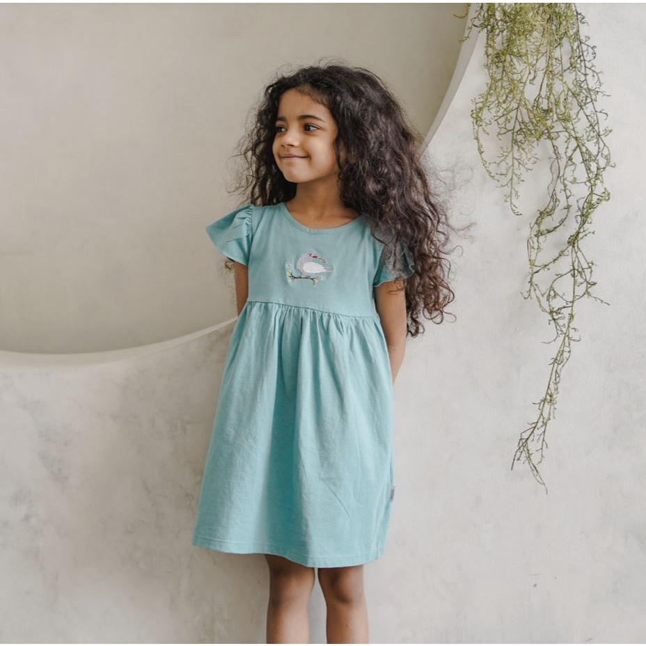 MOOI RUFFLE DRESS - DRESS ANAK/MOOi DRESS ANAK MURAH