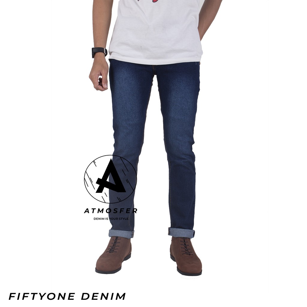 Celana Jeans Pria Slimfit Skinny 51 D