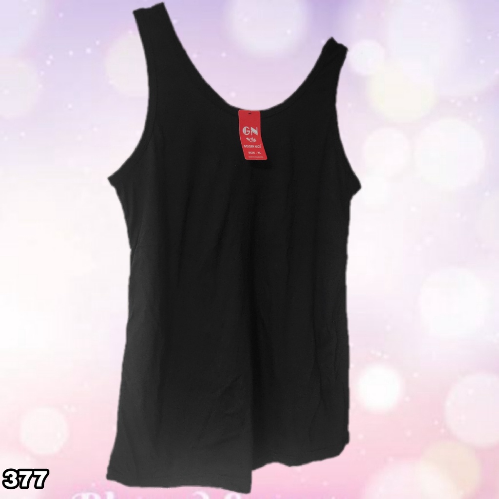 K377 - TANKTOP ATASAN WANITA TALI LEBAR GOLDEN NICK SIZE XL - XXL HARGA PER 1 PCS-5
