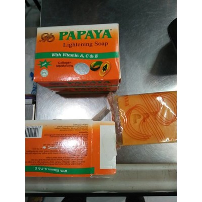 sabun papaya / pepaya whitening ppy  soap 125 grm