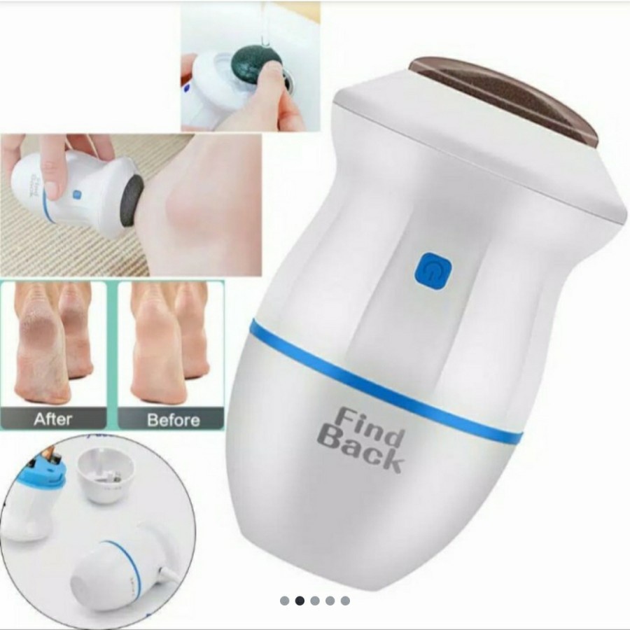 Alat Penghalus tumit kaki Electric Rechangeable pembersih kaki kasar