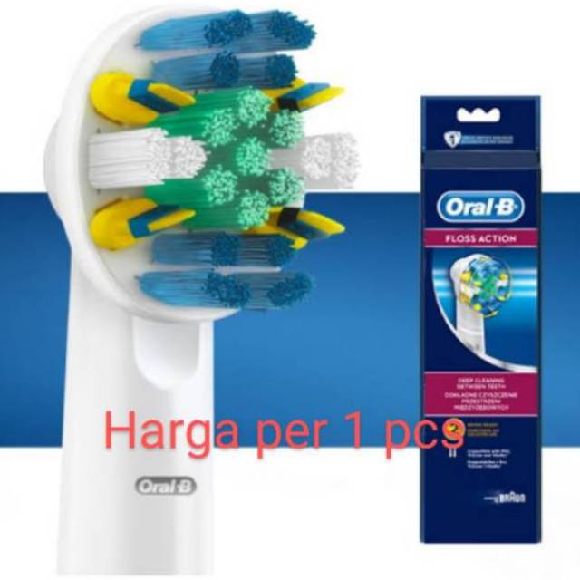 (Harga Per Pcs) REFILL Sikat Gigi Elektrik Oral B Braun ORIGINAL / Oral B Replacement Head (H)