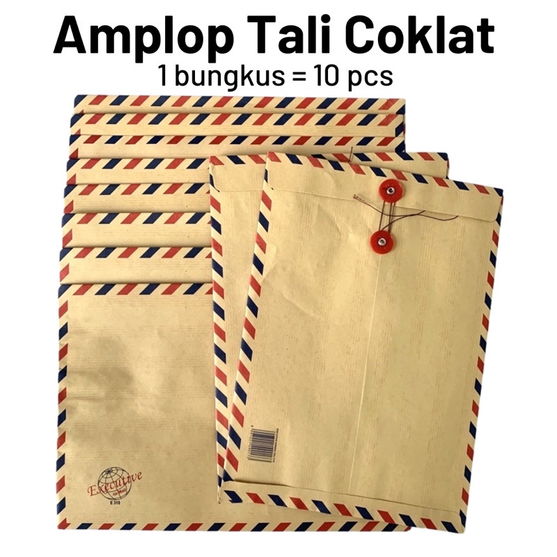 

(10PCS) AMPLOP COKLAT TALI