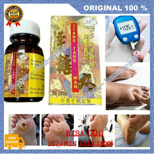 [BISA COD] Jiang Tang Wan Obat Herbal Mengatasi Diabetes Kencing Manis Ampuh ASLI