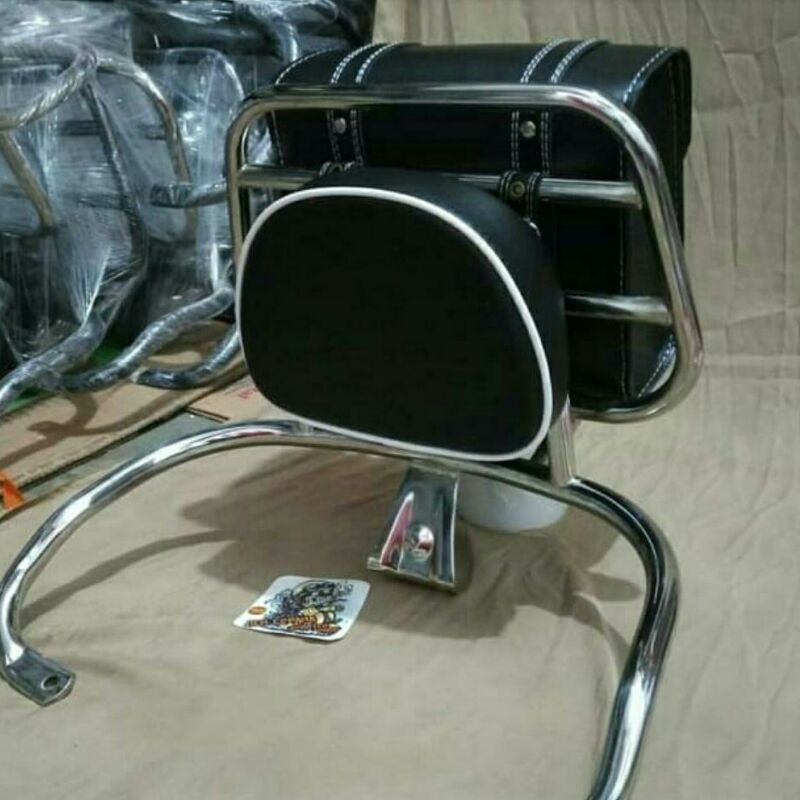 back rack Vespa sprint & Primavera plus tas aksesoris vespa