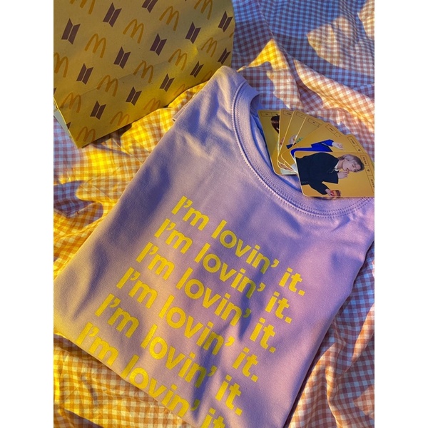 [READY STOCK] Mcdonalds bts tshirt collection || kaos mcd/BTS MEAL