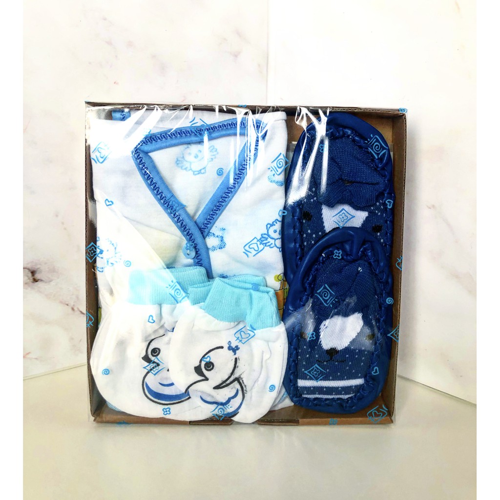[SET 05]Hampers bayi/baby hampers baju bayi paket hampers parcel/parsel kado bayi lahiran murah-Biru