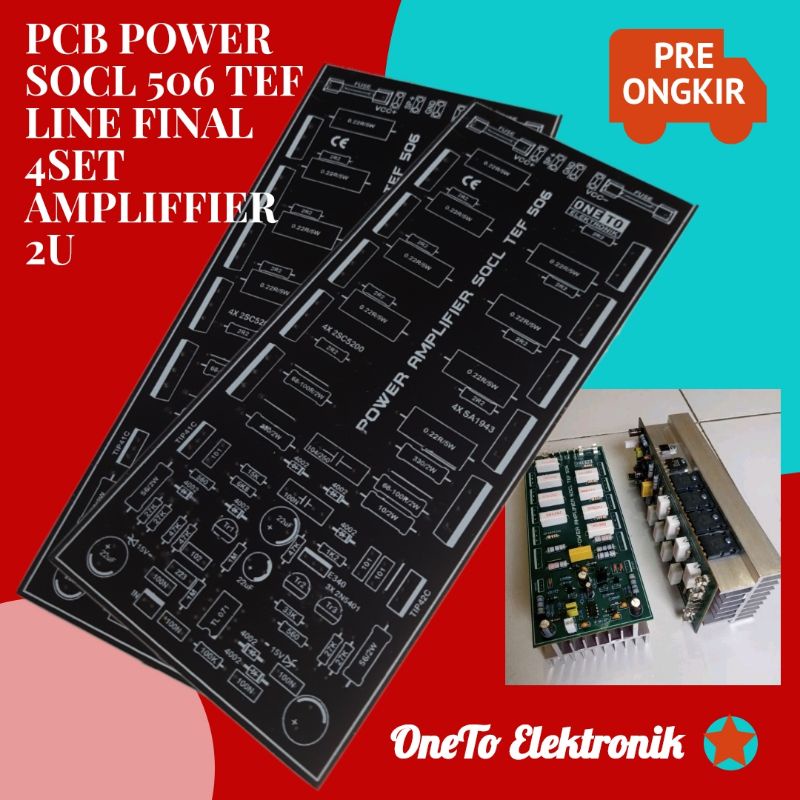 Pcb socl 506 5TR sistem tef 2U