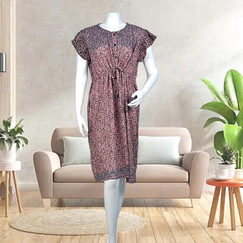 Baju Daster Motif Kekinian Rayon Premium Murah Camelia ld 120 Jumbo Adem Renda Arab Daster Andin Vir