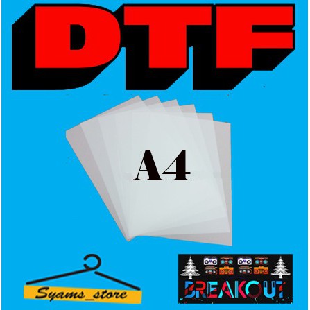 DTF jasa perlembar dtf A4