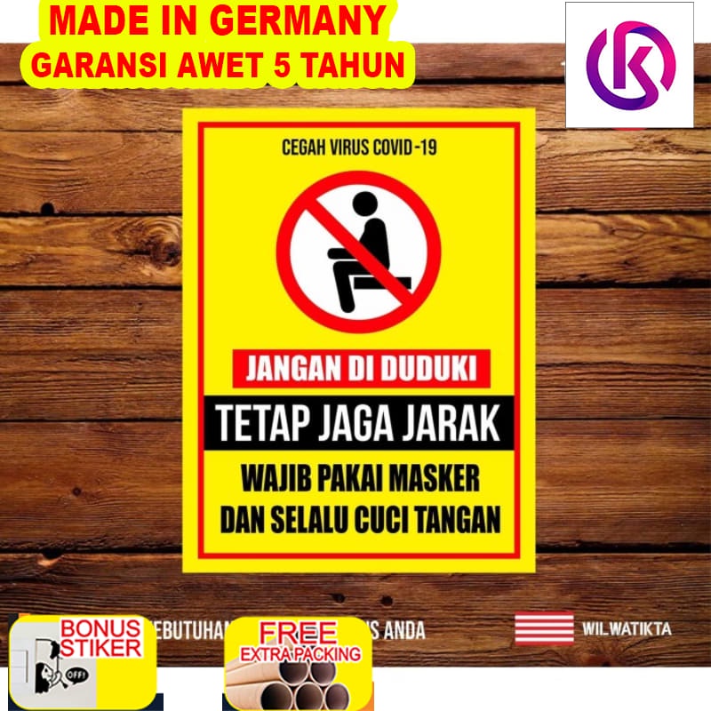 

Terlaris Stiker Jangan Duduk Jaga Jarak