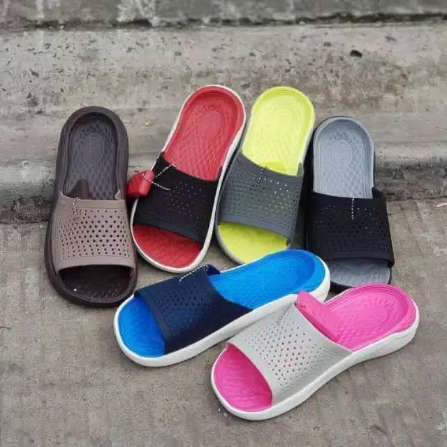 Crocs literide slide unisex /crocs pria wanita / sandal crocs literide / Sendal Pria wanita