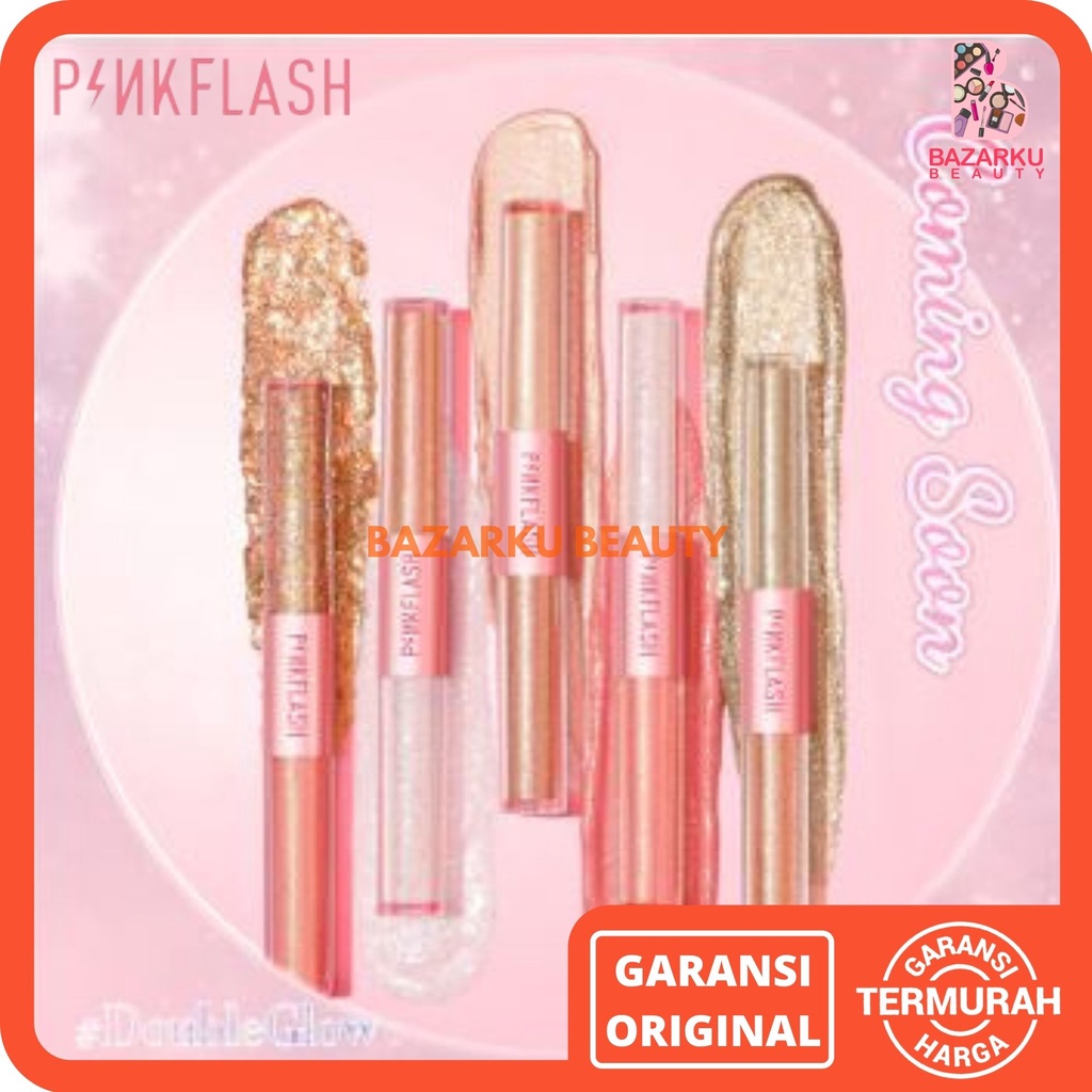 Pinkflash Doubleglow Eyeshadow Cair 2in1 All Glow Liquid Eyeshadow Pinkflash Eyeshadow Glitter Pinkflash Eyeshadow Cair 2 Warna Eyeshadow Pink Flash Eyeshadow