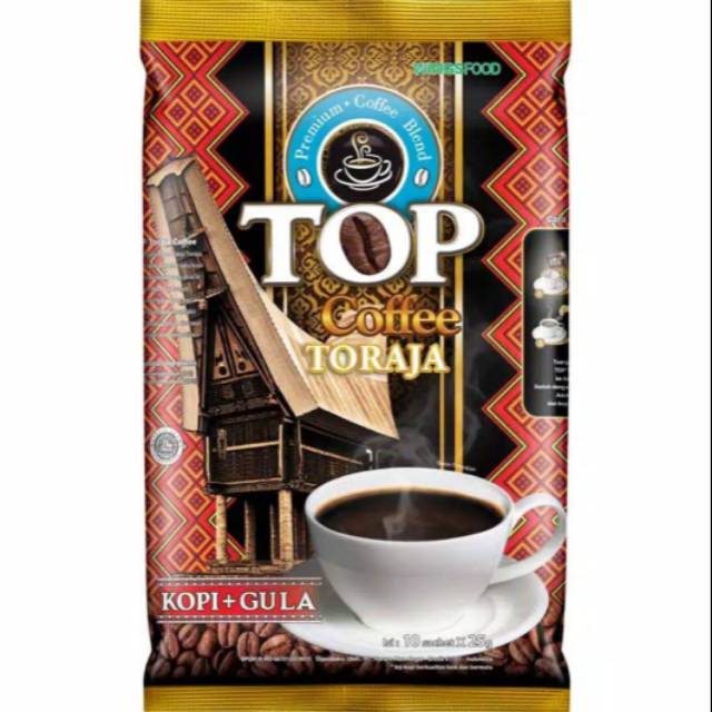 

TOP COFFE TORAJA 250GR KOPI + GULA 10 SACHET