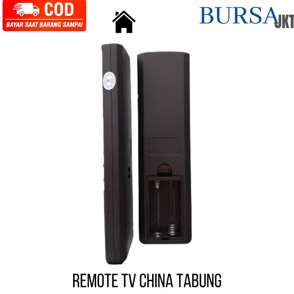 REMOTE TV TABUNG CHINA REMOT TV PENGGANTI MESIN CHINA HITAM 7461