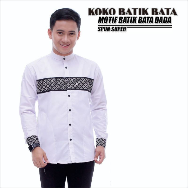 Baju Koko Batik Baju Koko Pria Lengan Panjang Koko Batik