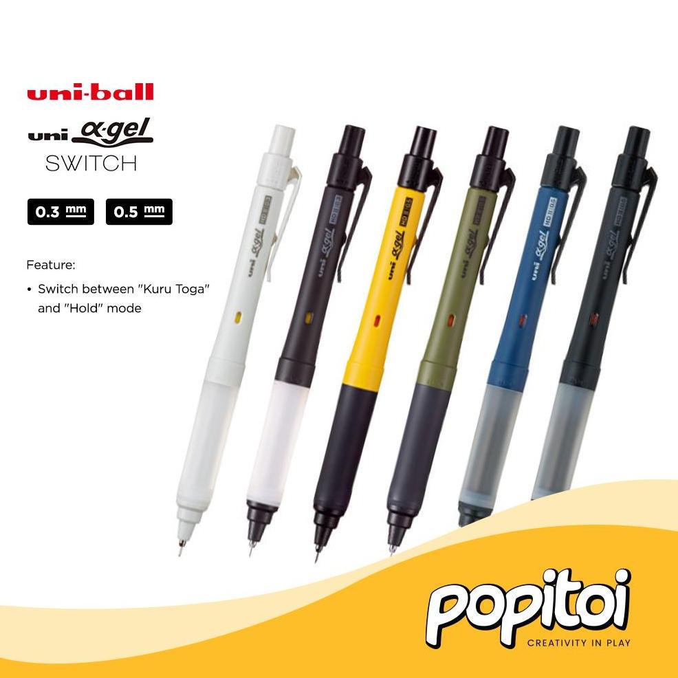 

UNI Kuru Toga Alpha Gel SWITCH Mechanical Pencil 0.3 0.5 mm