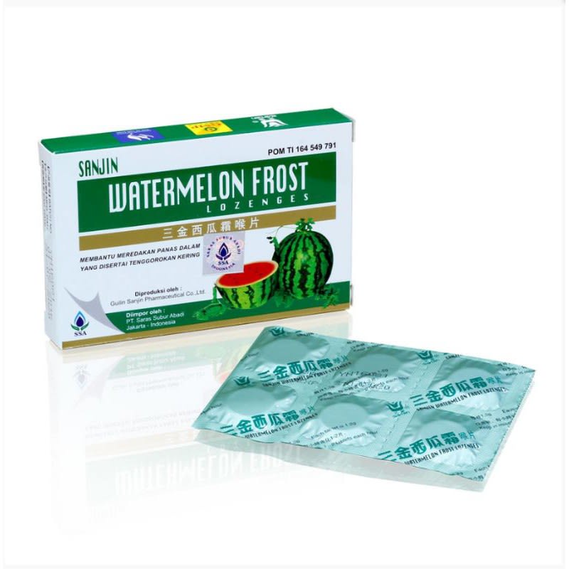

Sanjin Watermelon Frost Lozenges 12s