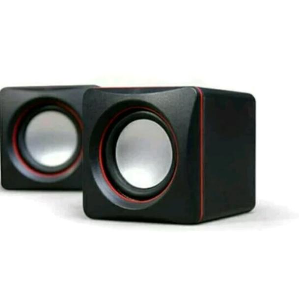 ✴ Speaker Mini USB Speaker Aktif PC Komputer Laptop - Hitam ✪