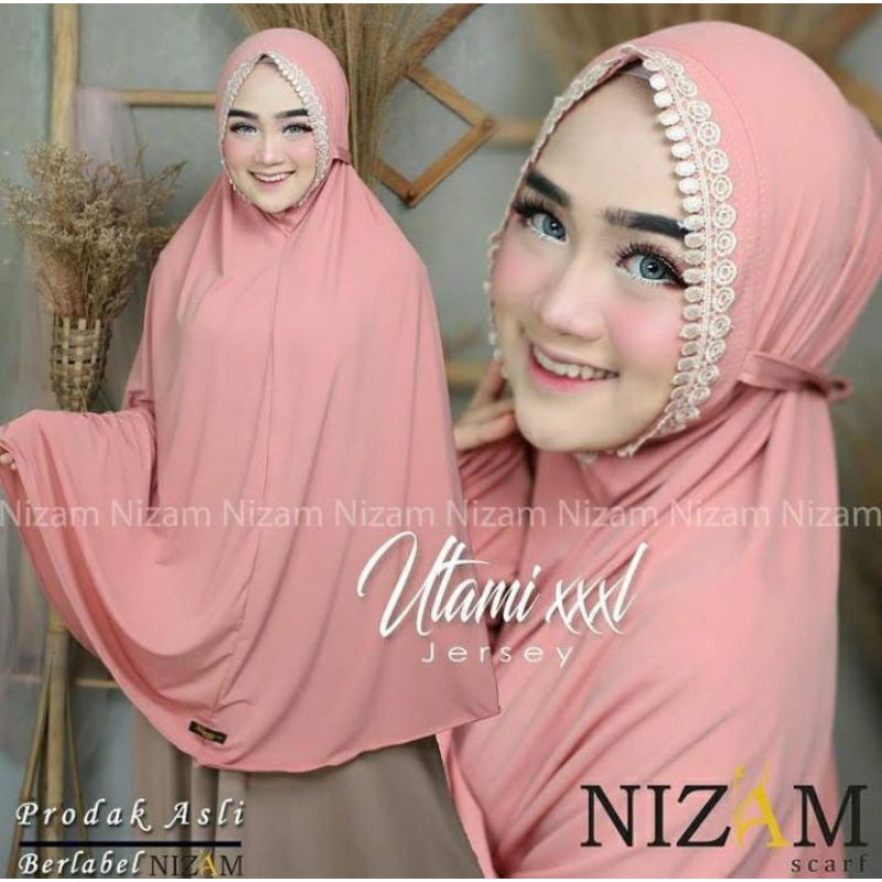 Hijab JWP Utami Madinah List Renda Murah
