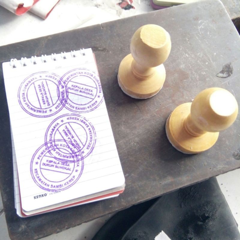 

stempel kayu / runaflek