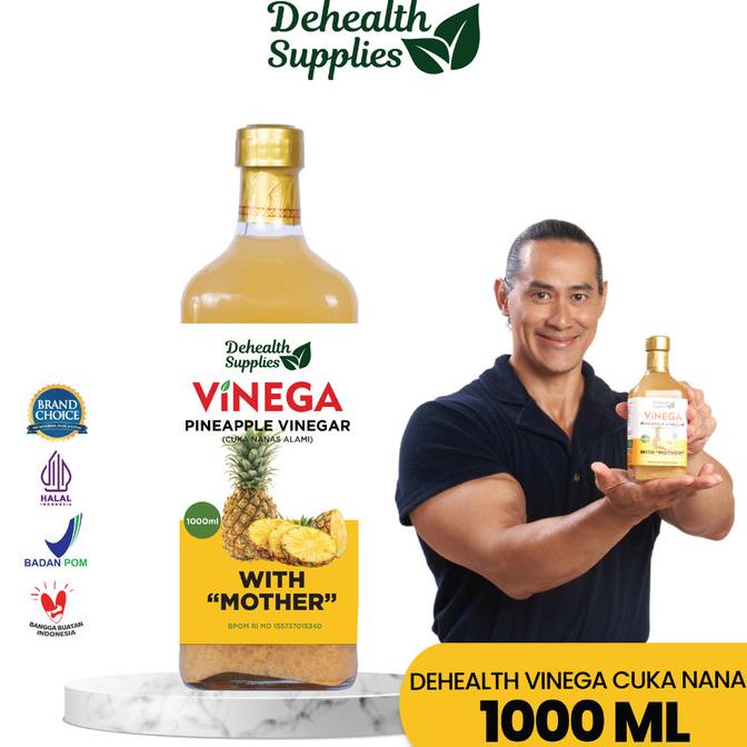 

Dehealth Pineapple Vinegar ( Cuka Apel Nanas ) 1000 Ml