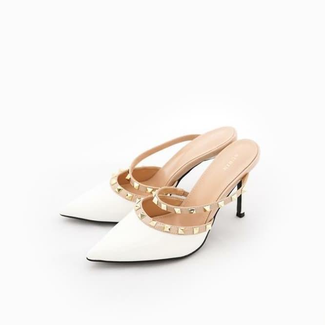 Hyuna White surin shoes high heels putih Termurah