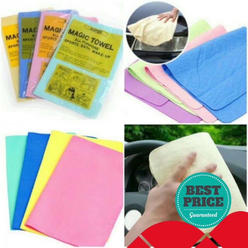 Jual Super Magic Towel Kanebo Lap Chamois Kanebo Lap Pembersih Motor Dan Mobil Shopee