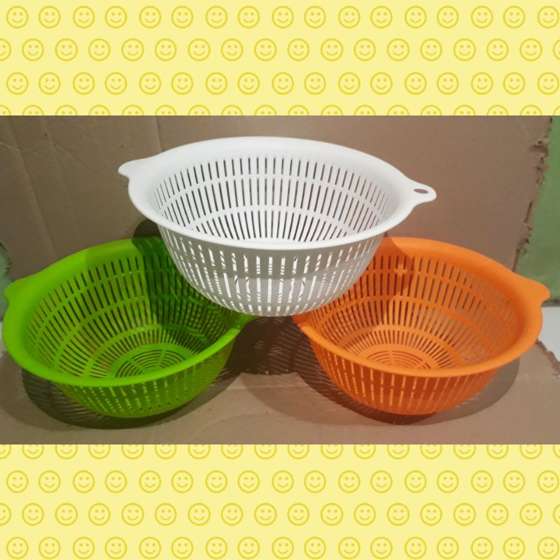Keranjang cuci sayur plastik