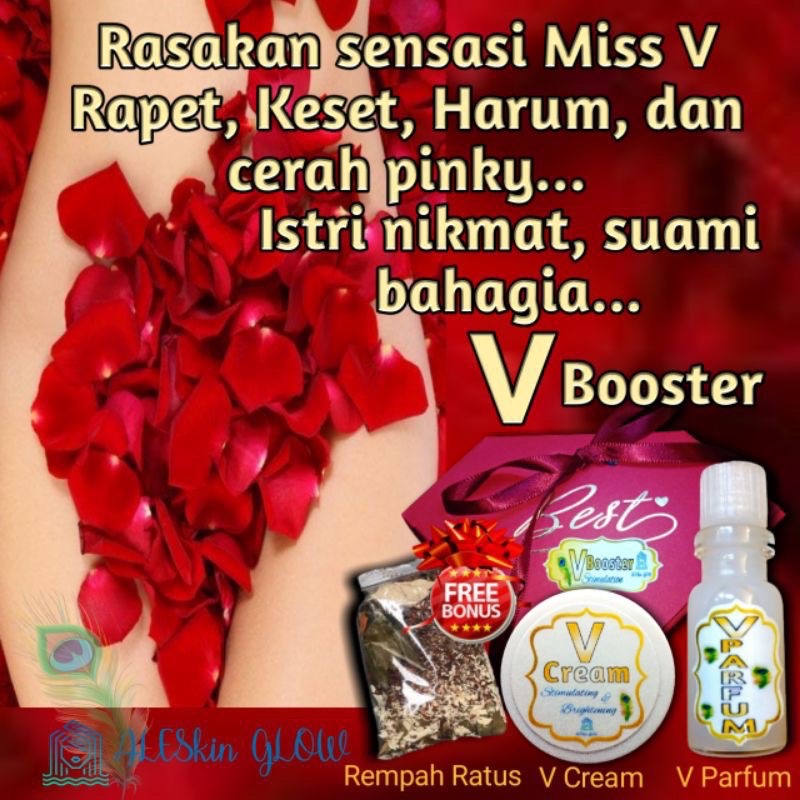 V BOOSTER by ALESKIN GLOW Perapat Vagina-Perapat Miss V-Pengencang Miss V-Pemutih Miss V Parfum Miss V Herbal