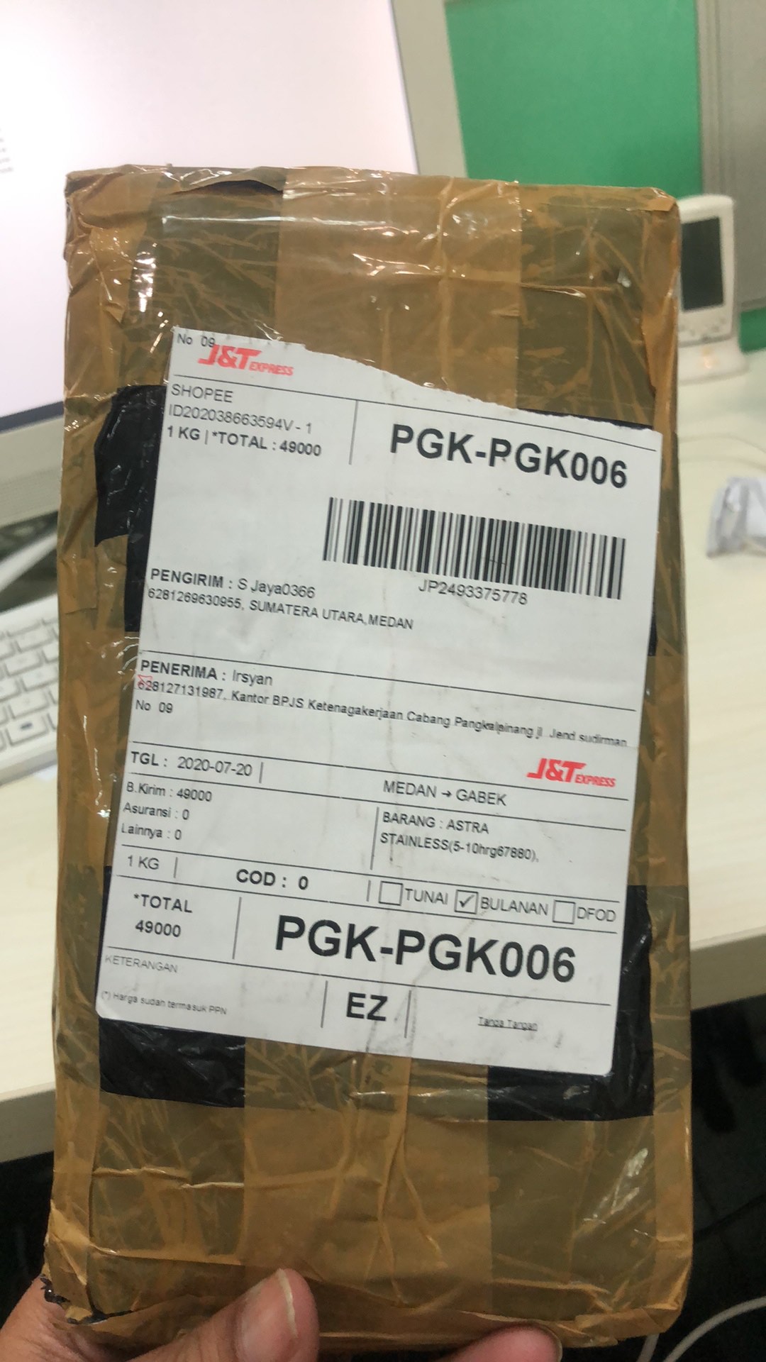 Astra Stainless Isi-100pcs Ori Produk P&g(kemasan Lama)