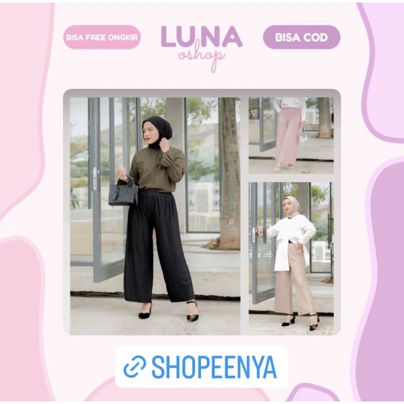 CELANA KULOT WANITA OVERSIZE/BIG SIZE MURAH CASSIO PANTS