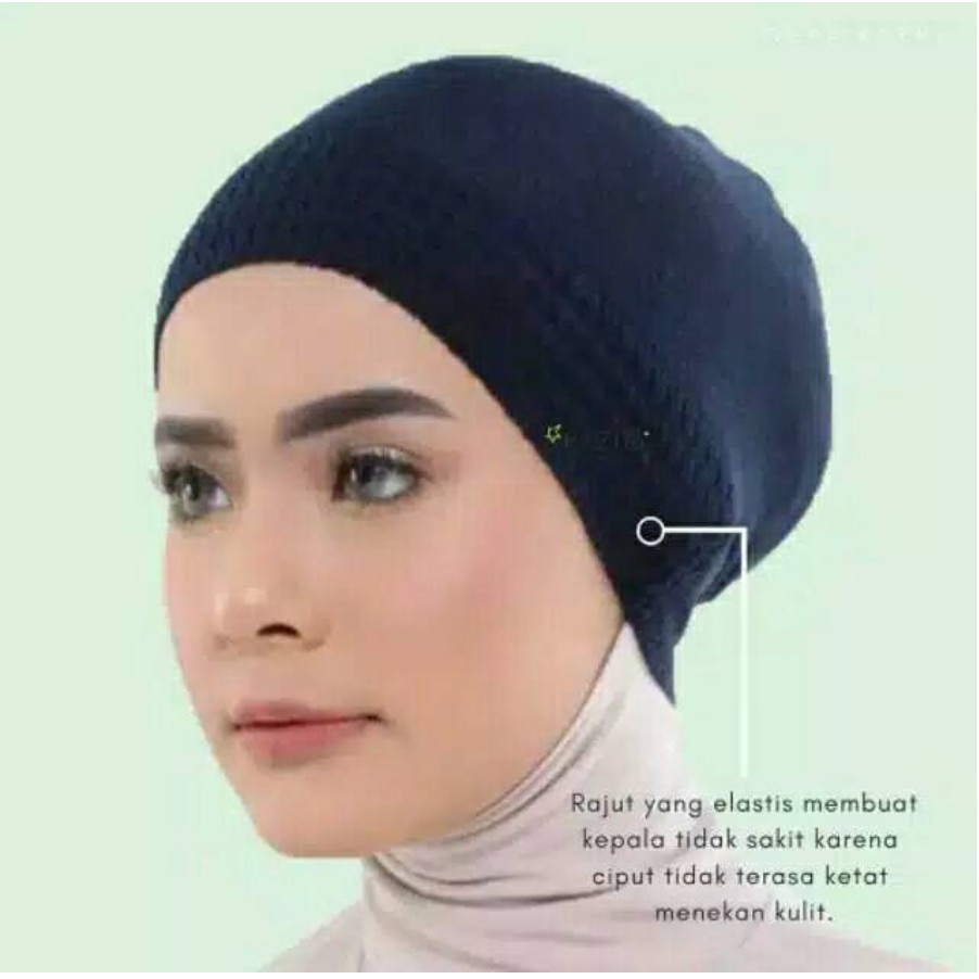 Ciput Rajut Kupluk / Inner Rajut Kupluk