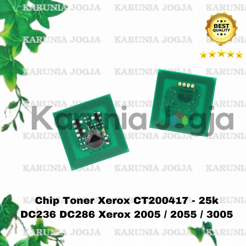 Chip Toner Fuji Xerox Docucentre CT200417 DC236 DC286 Xerox 2005 / 2055 Xerox 3005 / 3007 / 2007