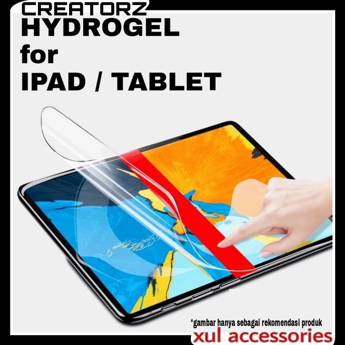 ALL TIPE IPAD TABLET ANDROID UKURAN 7 - 10 INCH HYDROGEL FILM ANTI SHOCK SCREEN PROTECTOR