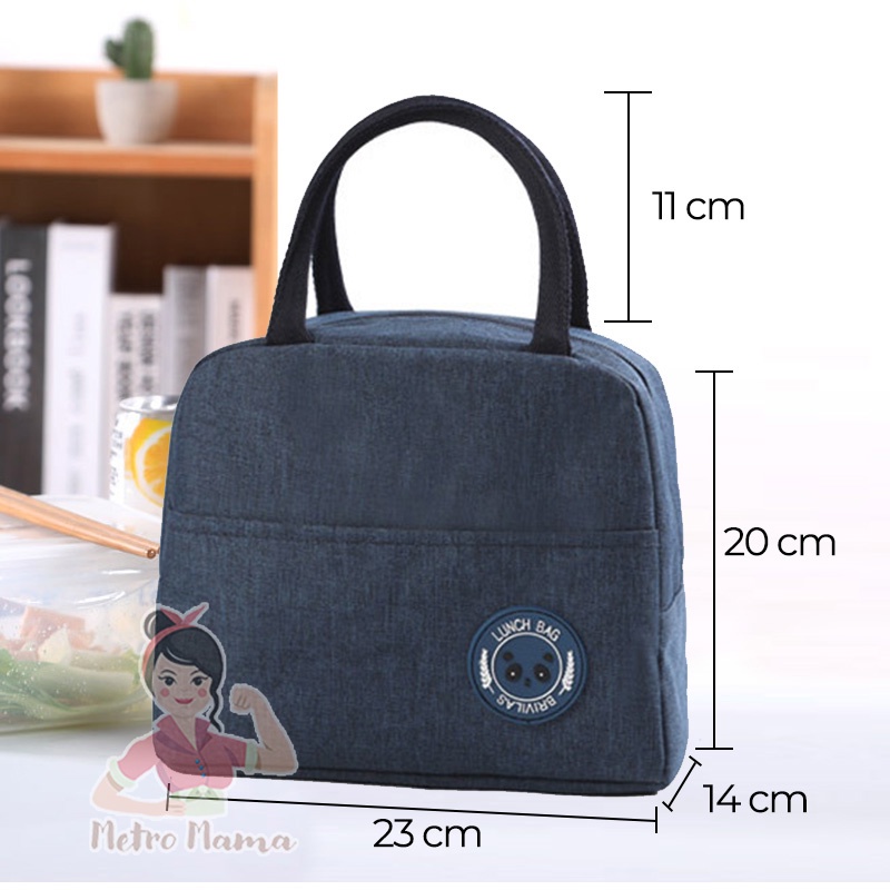 Tas Bekal Kotak Makan Termal Thermal Insulator Lunch Box Cooler Bento Bag