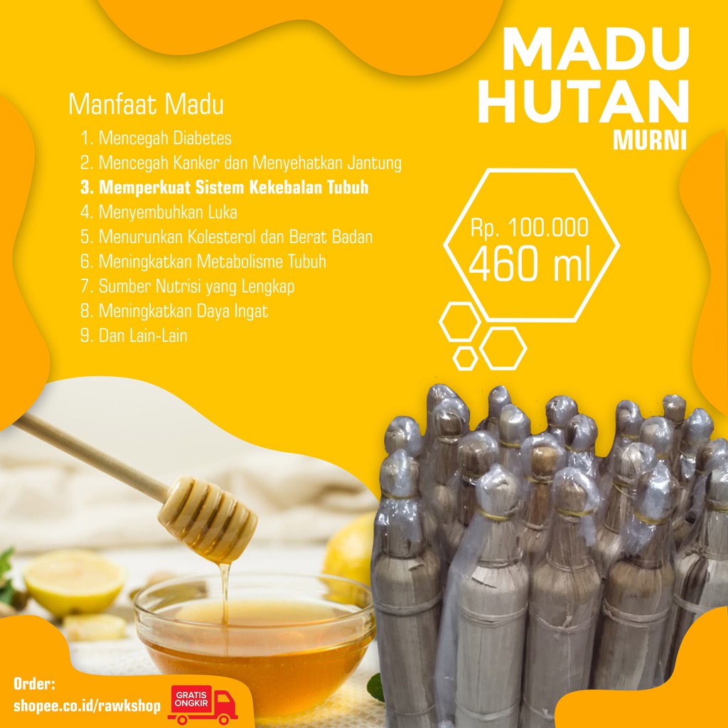 

Madu Hutan Murni 460 ml