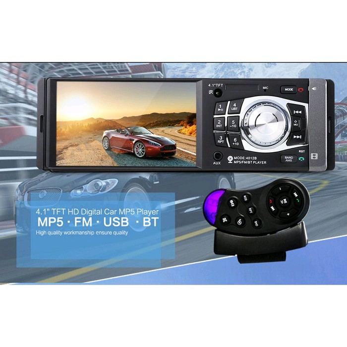 Car Digital MP5 Multimedia Player Mobil 4.1 Inch HD Touchscreen