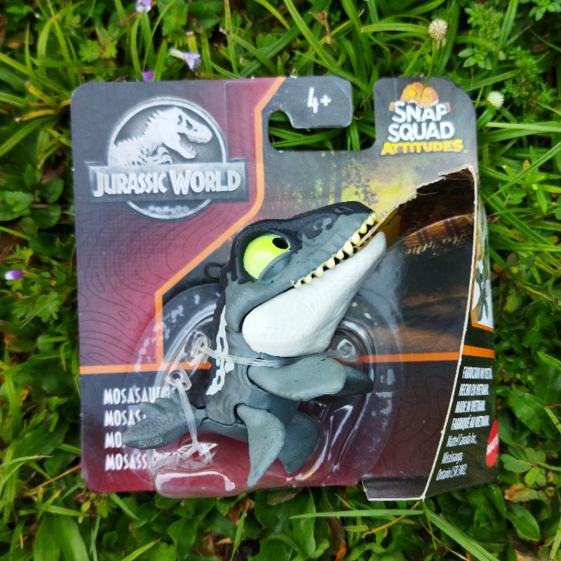 Jurassic World Snap Squad Mosasaurus Wave 12 - Mainan Anak Action Figure