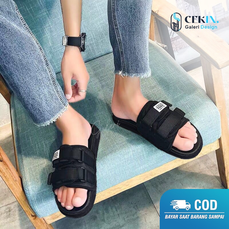 Grosir Sendal Slip On Casual Pria By Fashion Sandal Slop Sandal Kokop Murah Pria Wanita Kekinian (Unisex)-2
