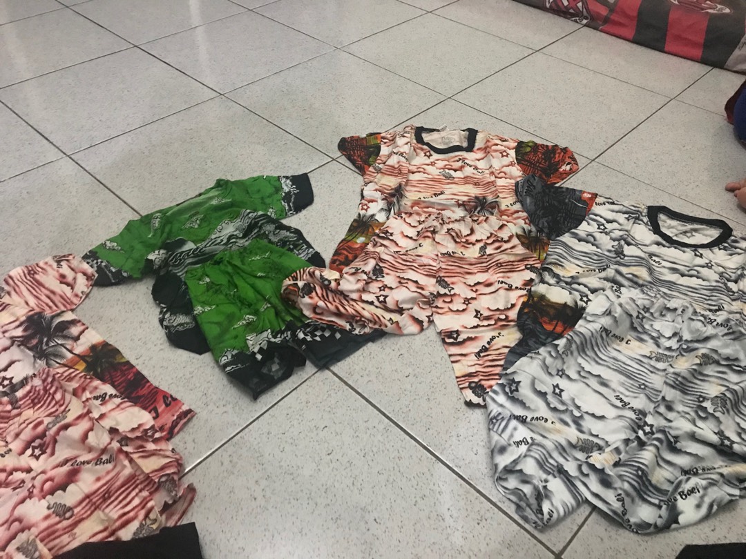 Sovenir Bali Baju Santai Anak Setelan Batik Sherly Khas Bali Size S