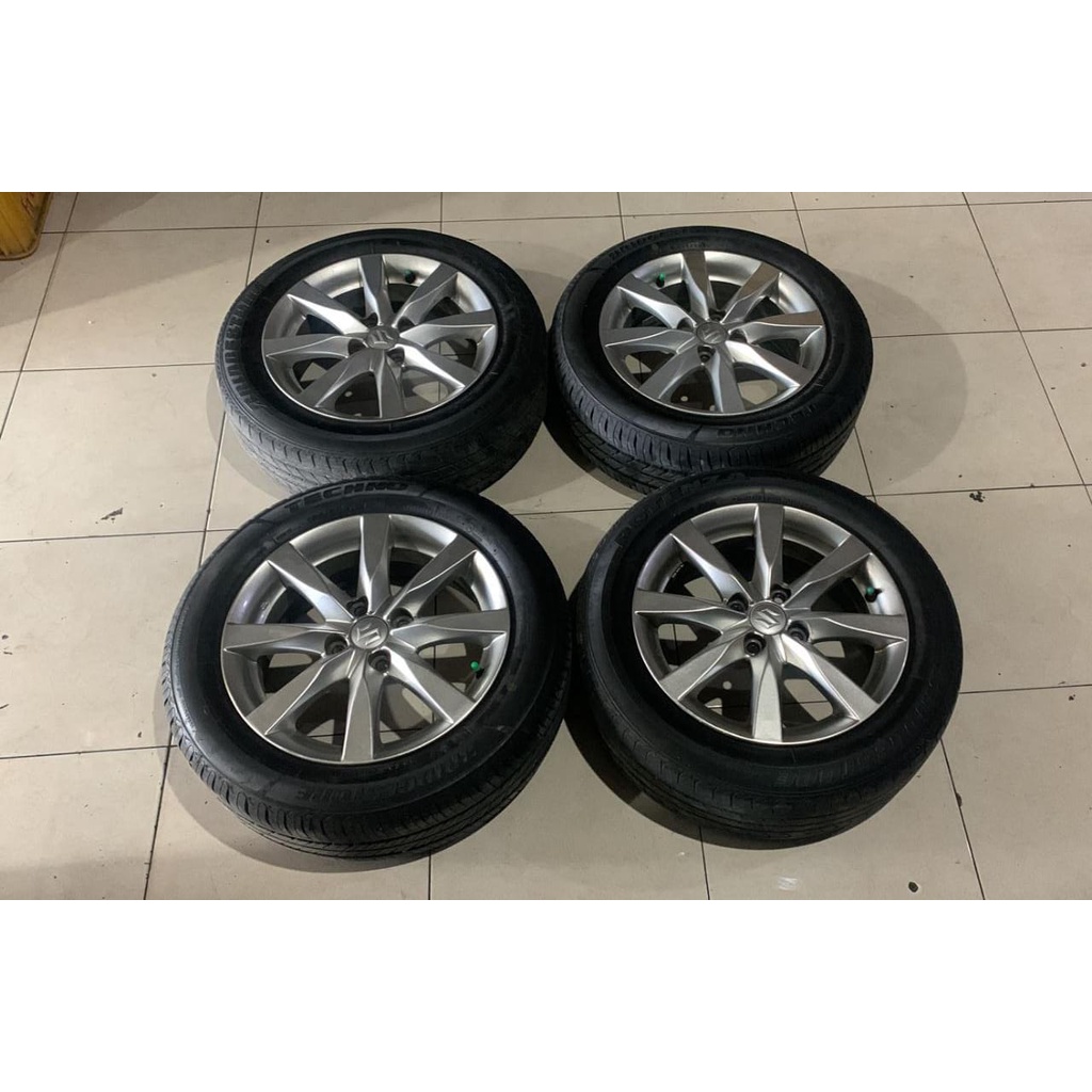 Velg Bekas Copotan Mobil Splash Ring 15 pcd 4x100 + Ban 185 60 R15